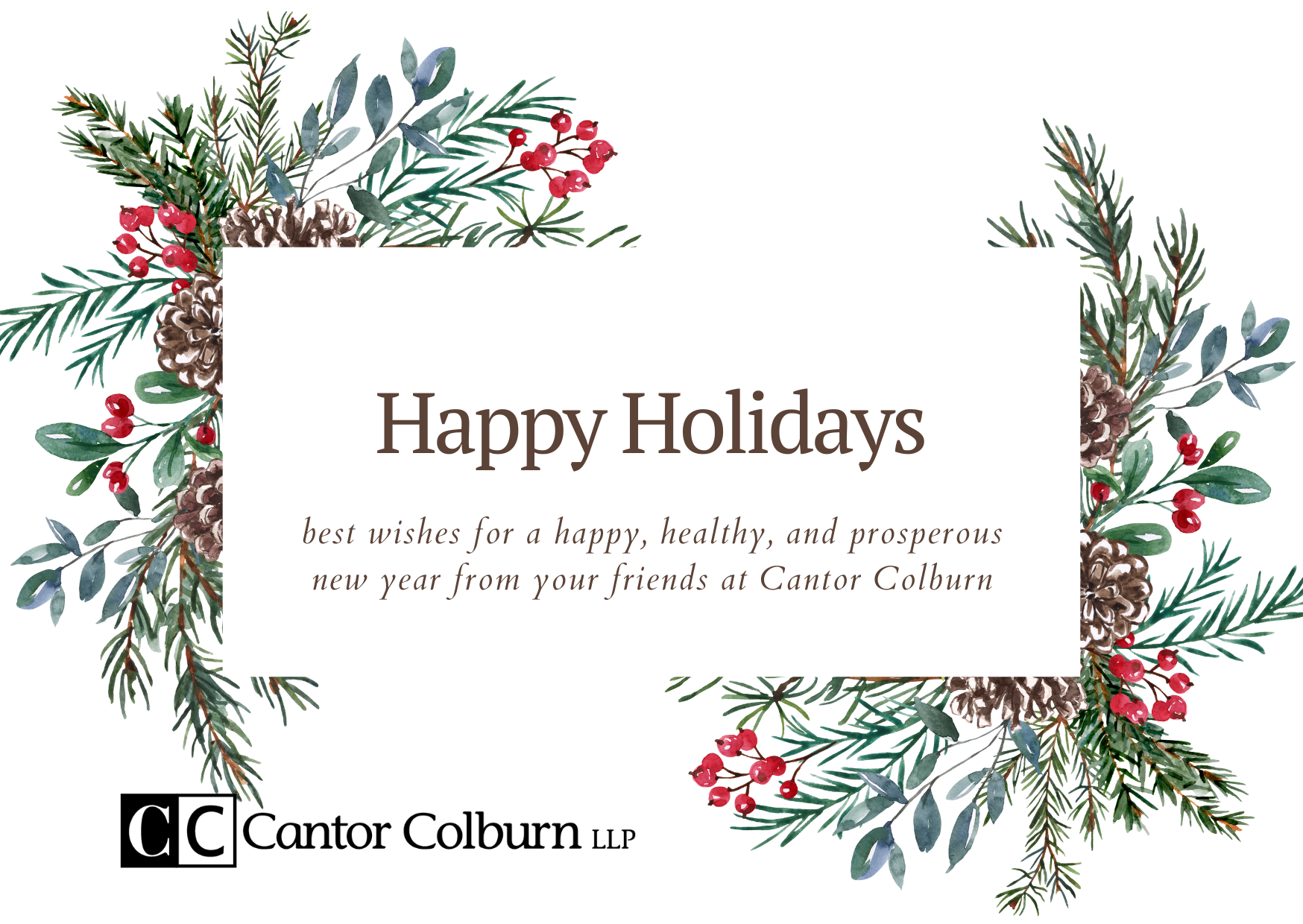 Happy Holidays from Cantor Colburn 2024 image